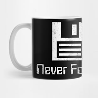 Never Forget Floppy Disk Mug